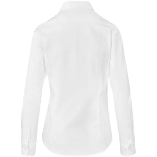 Ladies Long Sleeve Milano Shirt White Back